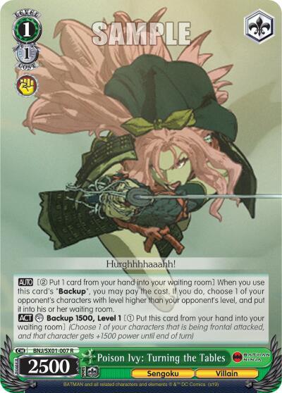 Poison Ivy: Turning the Tables BNJ/SX01-007 R
