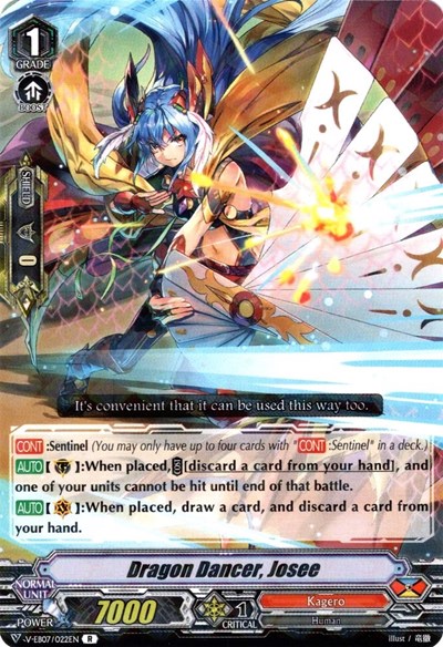 Dragon Dancer, Josee [V Format] V-EB07/022EN