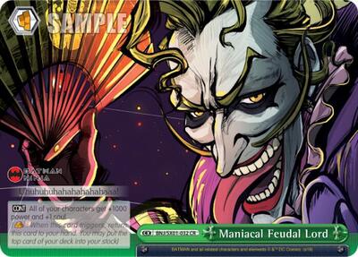 Maniacal Feudal Lord BNJ/SX01-032 CR
