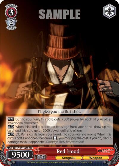 Red Hood BNJ/SX01-038 RR