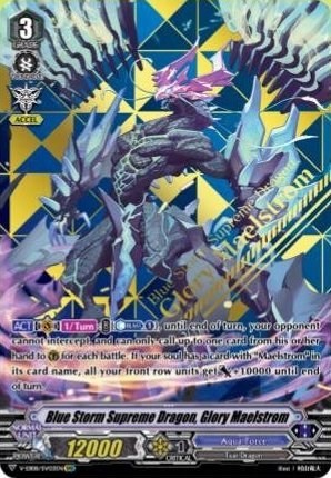 Blue Storm Supreme Dragon, Glory Maelstrom [V Format] V-EB08/SV03EN