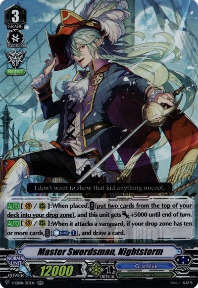 Master Swordsman, Nightstorm [V Format] V-EB08/013EN