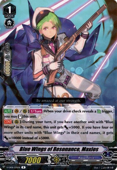 Blue Wings of Resonance, Maxios [V Format] V-EB08/031EN
