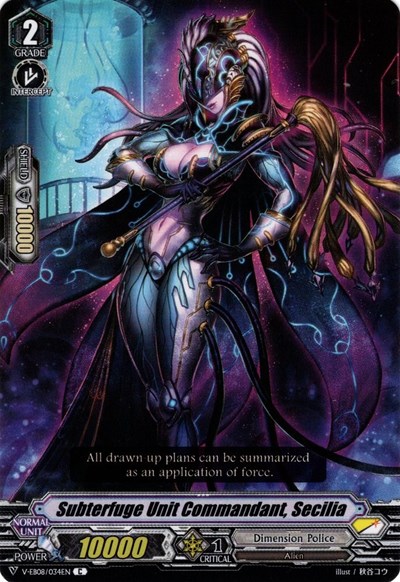 Subterfuge Unit Commandant, Secilia [V Format] V-EB08/034EN