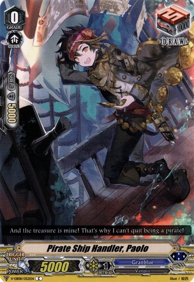 Pirate Ship Handler, Paolo [V Format] V-EB08/052EN