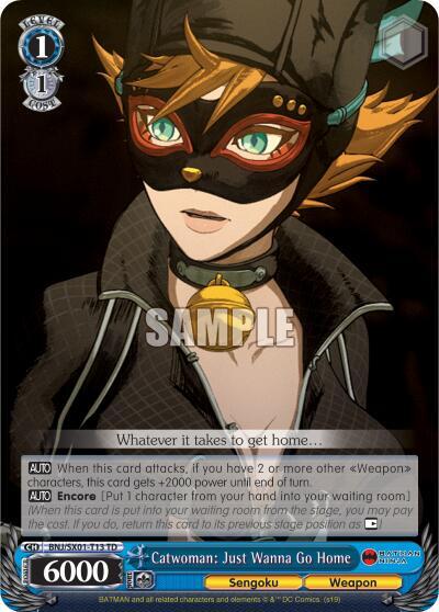 Catwoman: Just Wanna Go Home BNJ/SX01-T13 TD