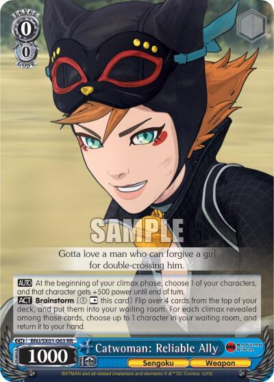Catwoman: Reliable Ally BNJ/SX01-063 RR