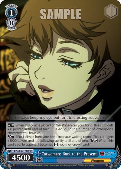 Catwoman: Back to the Present BNJ/SX01-079 U