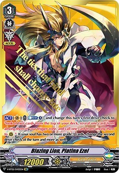 Blazing Lion, Platina Ezel [V Format] V-BT05/SV03EN