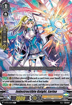 Indestructible Knight, Earina [V Format] V-BT05/029EN