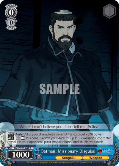 Batman: Missionary Disguise BNJ/SX01-067 R