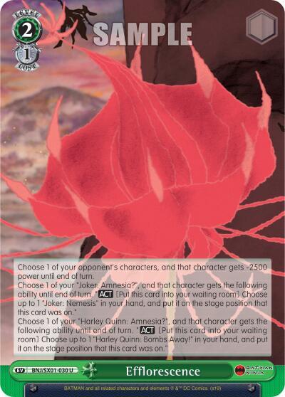 Efflorescence BNJ/SX01-030 U
