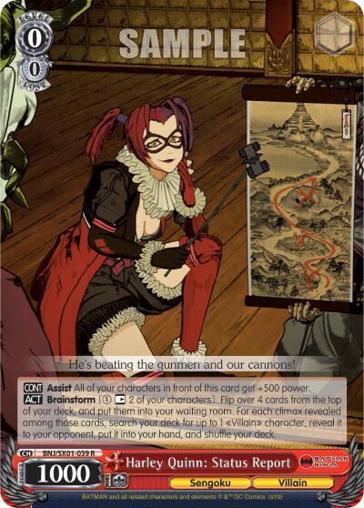 Harley Quinn: Status Report BNJ/SX01-039 R
