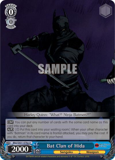 Bat Clan of Hida BNJ/SX01-078a U