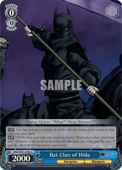 Bat Clan of Hida BNJ/SX01-078c U