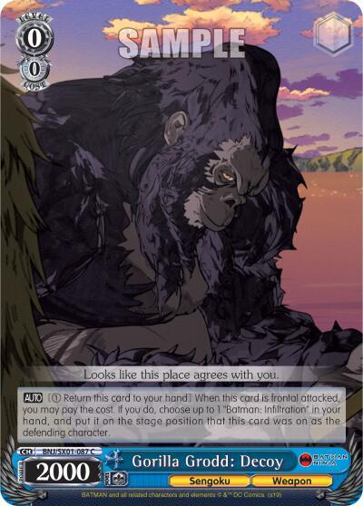Gorilla Grodd: Decoy BNJ/SX01-087 C