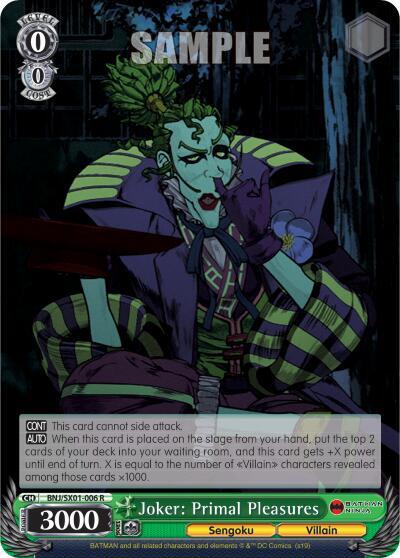 Joker: Primal Pleasures BNJ/SX01-006 R