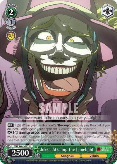 Joker: Stealing the Limelight BNJ/SX01-017 U