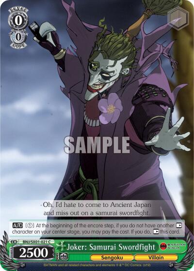 Joker: Samurai Swordfight BNJ/SX01-021 C
