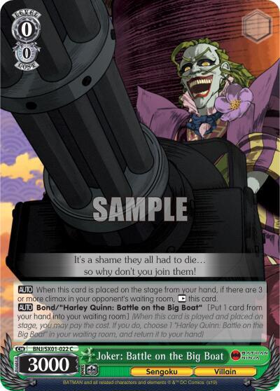 Joker: Battle on the Big Boat BNJ/SX01-022 C