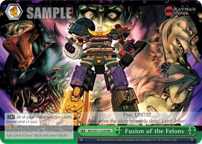 Fusion of the Felons BNJ/SX01-033R RRR