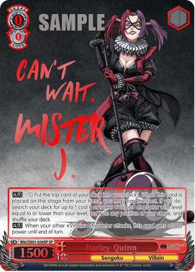 Harley Quinn BNJ/SX01-036SP SP