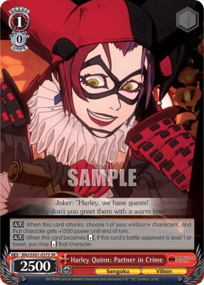 Harley Quinn: Partner in Crime BNJ/SX01-037S SR