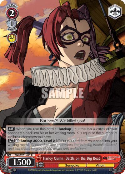 Harley Quinn: Battle on the Big Boat BNJ/SX01-042 R