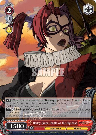 Harley Quinn: Battle on the Big Boat BNJ/SX01-042S SR