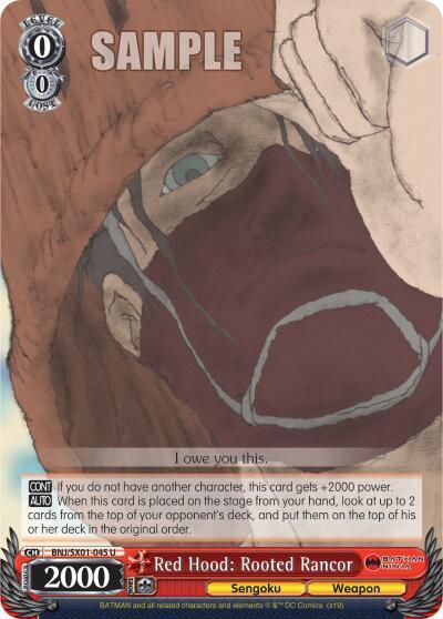 Red Hood: Rooted Rancor BNJ/SX01-045 U