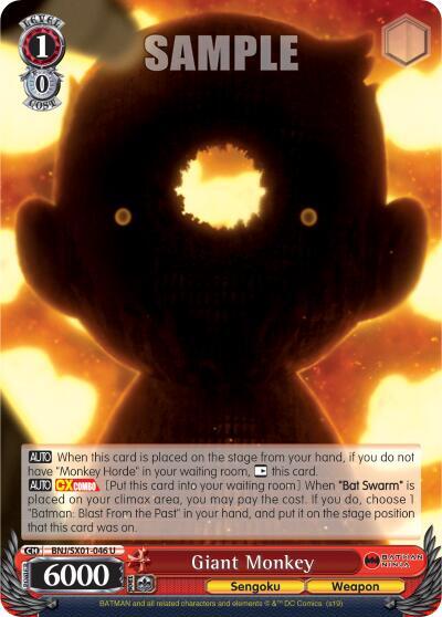 Giant Monkey BNJ/SX01-046 U
