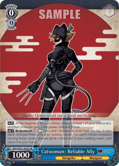 Catwoman: Reliable Ally BNJ/SX01-063S SR