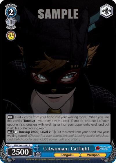 Catwoman: Catfight BNJ/SX01-071 R
