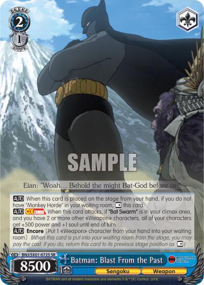 Batman: Blast From the Past BNJ/SX01-072S SR