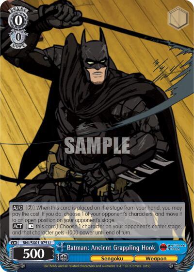 Batman: Ancient Grappling Hook BNJ/SX01-075 U