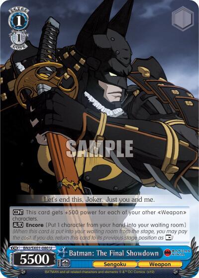 Batman: The Final Showdown BNJ/SX01-080 U