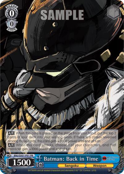 Batman: Back in Time BNJ/SX01-P01 PR
