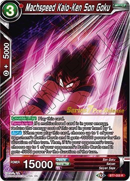 Machspeed Kaio-Ken Son Goku BT7-005_PR