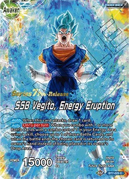 Son Goku & Vegeta // SSB Vegito, Energy Eruption BT7-025_PR
