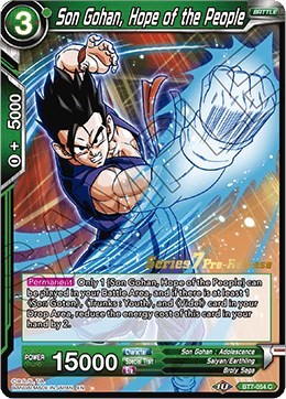 Son Gohan, Hope of the People BT7-054_PR