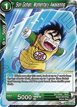 Son Gohan, Momentary Awakening BT7-055_PR