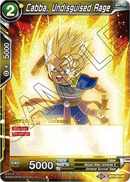 Cabba, Undisguised Rage BT7-081_PR