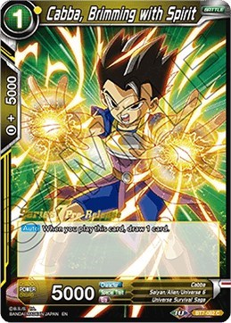 Cabba, Brimming with Spirit BT7-082_PR