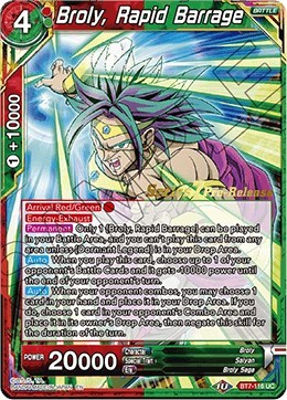 Broly, Rapid Barrage BT7-116_PR