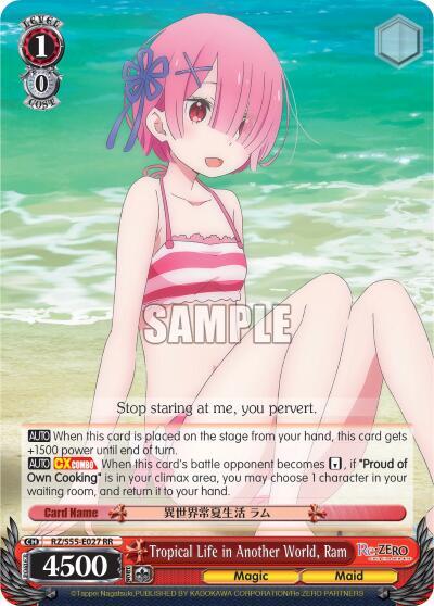 Tropical Life in Another World, Ram RZ/S55-E027 RR