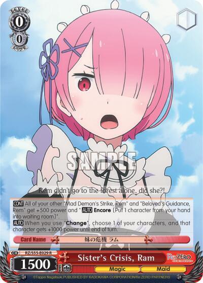 Sister's Crisis, Ram RZ/S55-E029 R