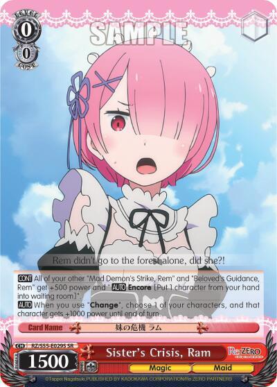 Sister's Crisis, Ram RZ/S55-E029S SR