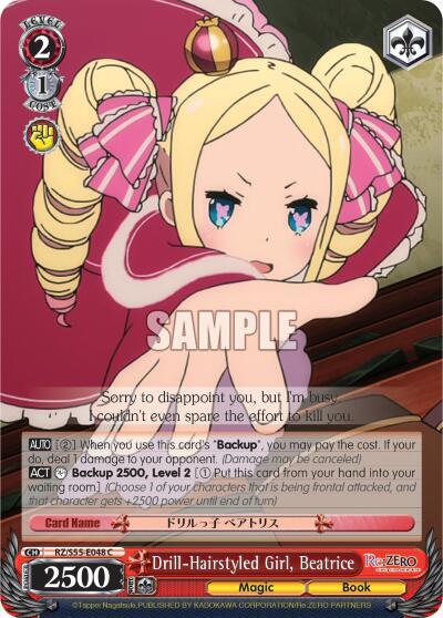 Drill-Hairstyled Girl, Beatrice RZ/S55-E048 C
