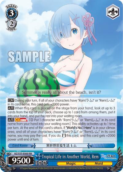 Tropical Life in Another World, Rem RZ/S55-E060 RR