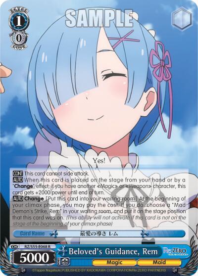 Beloved's Guidance, Rem RZ/S55-E068 R